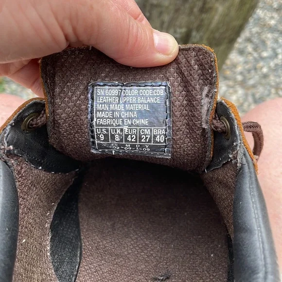 Skechers Leather Upper Balance Men’s Shoes - Picture 8 of 9